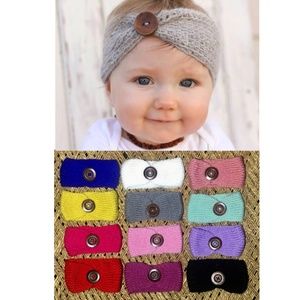12 NEW Baby Toddler Girls Headband Wraps Bundle